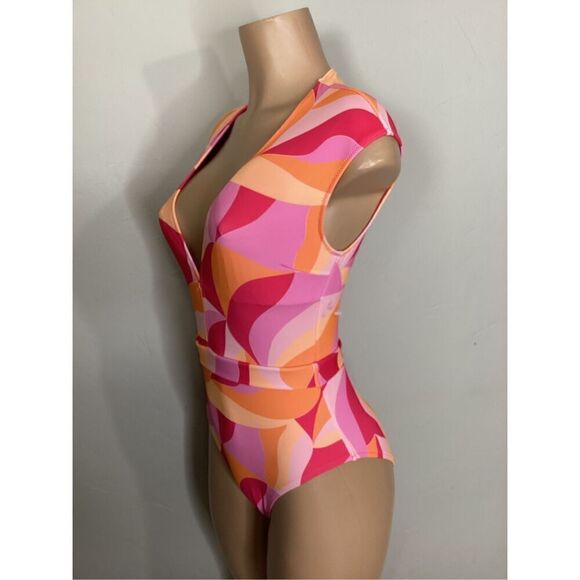 New. Sanctuary colorful Geometric one piece. Small. Retails $125 - Picture 7 of 8